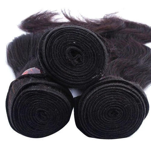 Machine Weft Black Human Hair