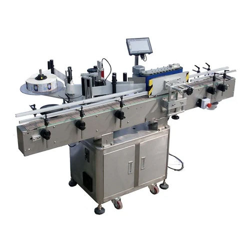 250 Bpm Automatic Vial Sticker Labelling Machine Application: Indrustional