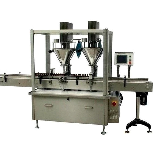 Automatic Double Head Powder Filling Machine