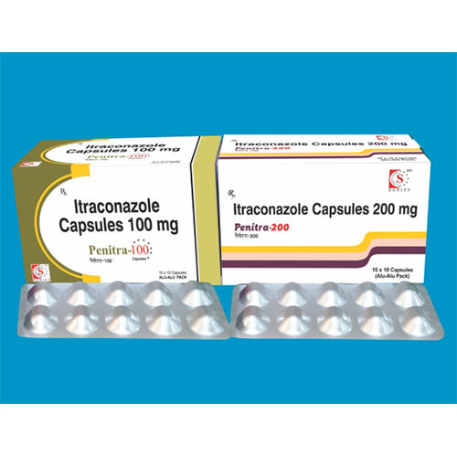 Penitra-100-200Mg Capsules Ingredients: Itraconazole 100Mg