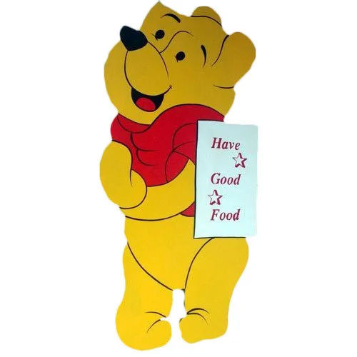 Cartoon Pooh Cut Out Standee