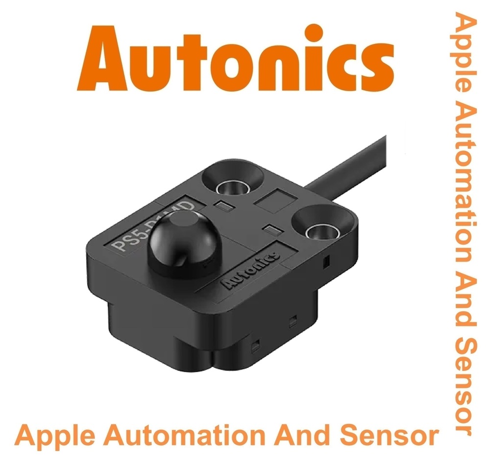 Autonics BS5-P1MD-P Photoelectric Sensor - PNP Open Collector Output | Push Button Type Operation, Dark ON Mode, 12-24VDC Power Supply, Industrial Usage, 1-Year Warranty, Approx. 50g Weight