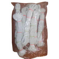 White Elastic Thread - 100% Cotton Material, Durable And Wash-resistant, Color: White, Easy To Use For Garment Sewing