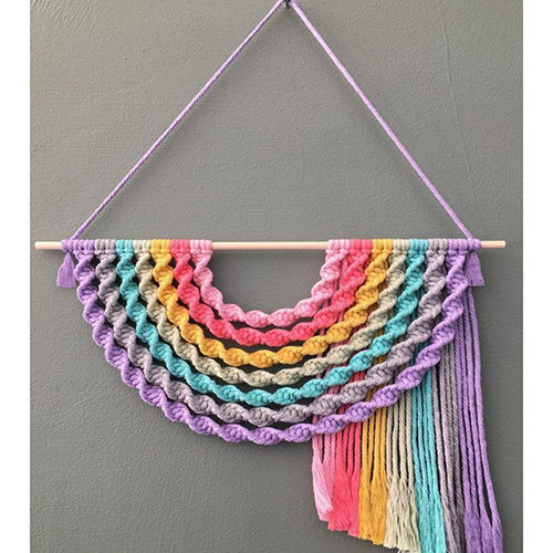 Multicolor Macrame Wall Hanging