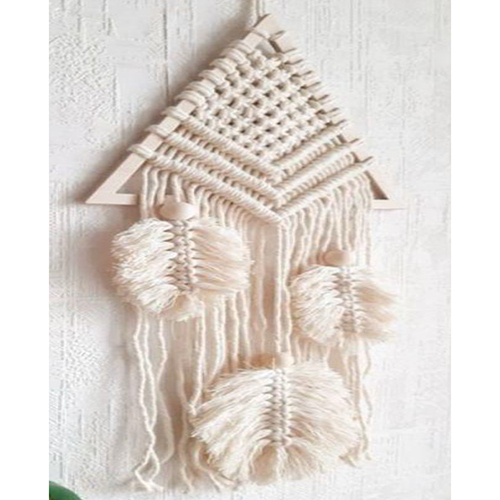 Hut Shaped Macrame Wall Hanging