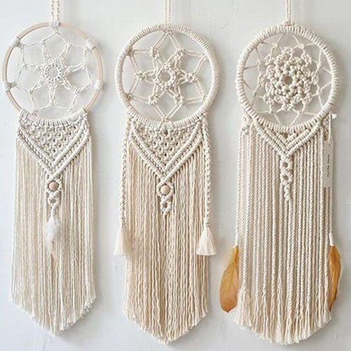 Circle With Star Macrame Wall Hanging