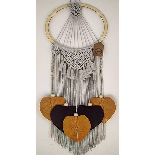 White Treemacrame Wall Hanging