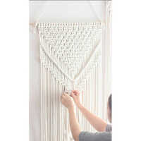 Eco-friendly Fabric Wall Hanging - 100% Natural Material | Easy To Clean, Effortless Installation, Elegant Indoor Decor