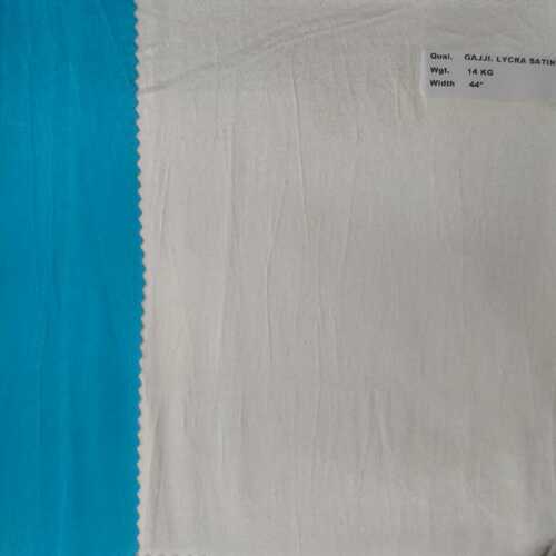 Gajji lycra satin fabrics