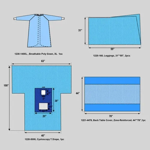 Ssmms Cystoscopic Drapes Pack