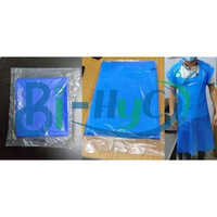 Disposable Plastic Apron - Pe Material, Industrial & Hospital Use | Sterilized, Disposable, Designed For Safety And Convenience