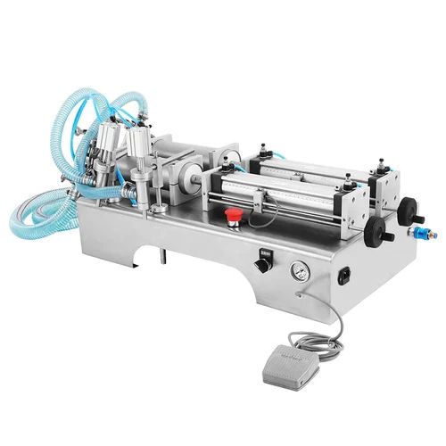 Semi Automatic Liquid Filling Machine - Color: Silver