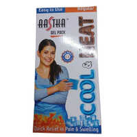 Aastha Ice Gel Pack - Non-toxic Material, Reusable , Transparent  | Cold Therapy For Pain Relief & Swelling Reduction, Manual Use