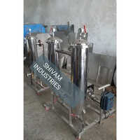 Silver Stainless Steel Edible Oil Filter Machine