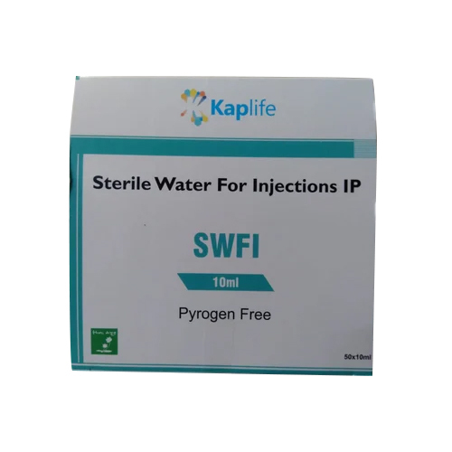 10 ML Sterile Water For Injection IP