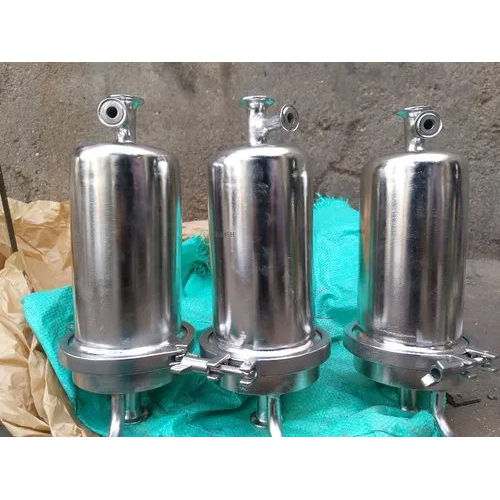 Silver Ss Basket Filter Housing