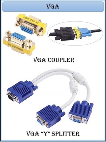 VGA Coupler And Splitter