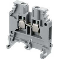 Rail Mounted Terminals Block - Rated Voltage 240v | Grey Finish, Durable Design For Efficient Electrical Connectivity