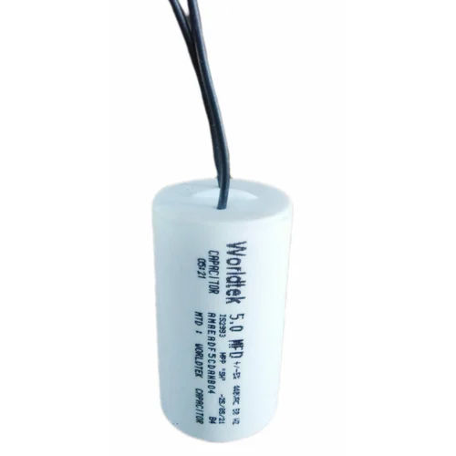 White Power Factor Capacitor