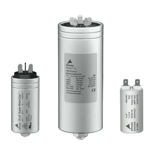 Silver Electrical Power Capacitor