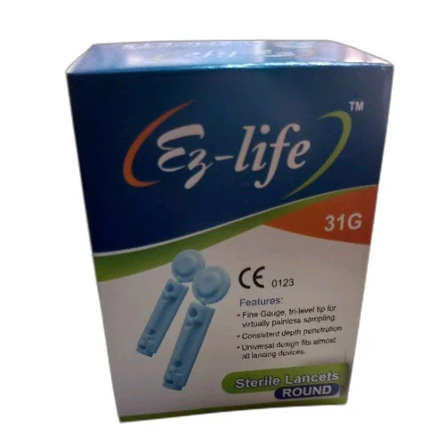 EZ Life 31G Round Sterile Blood Lancets