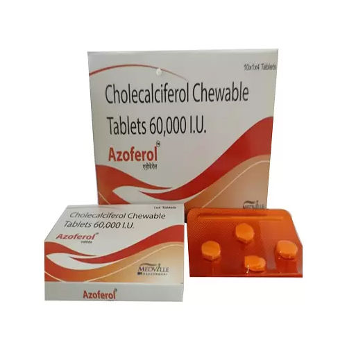 Cholecalciferol Chewable Tablets 60000 Iu General Medicines