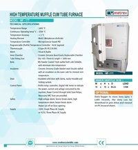 High Temperature Muffle Cum Tube Furnace