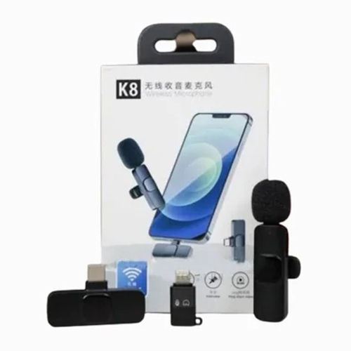 K8 Wireless Bluetooth Microphone Body Material: Abs