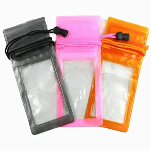 Water Proof Mobile Pouch Body Material: Plastic