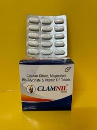 Clamnil citrate vitamin d3 magnecium bisglycinate