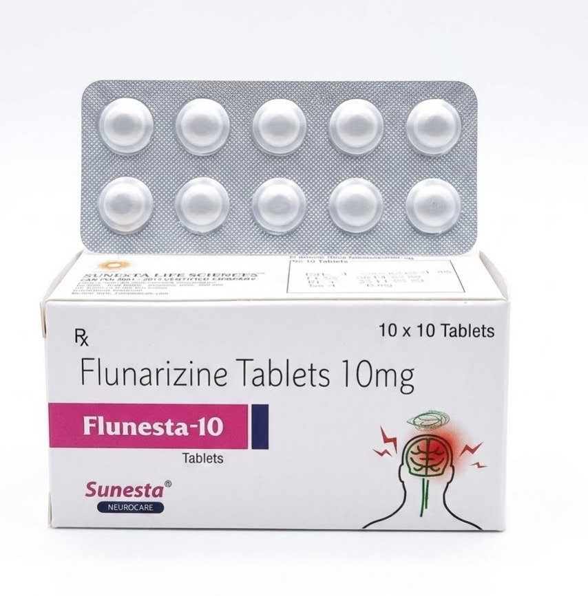 Flunarizine tablets 10 mg tab