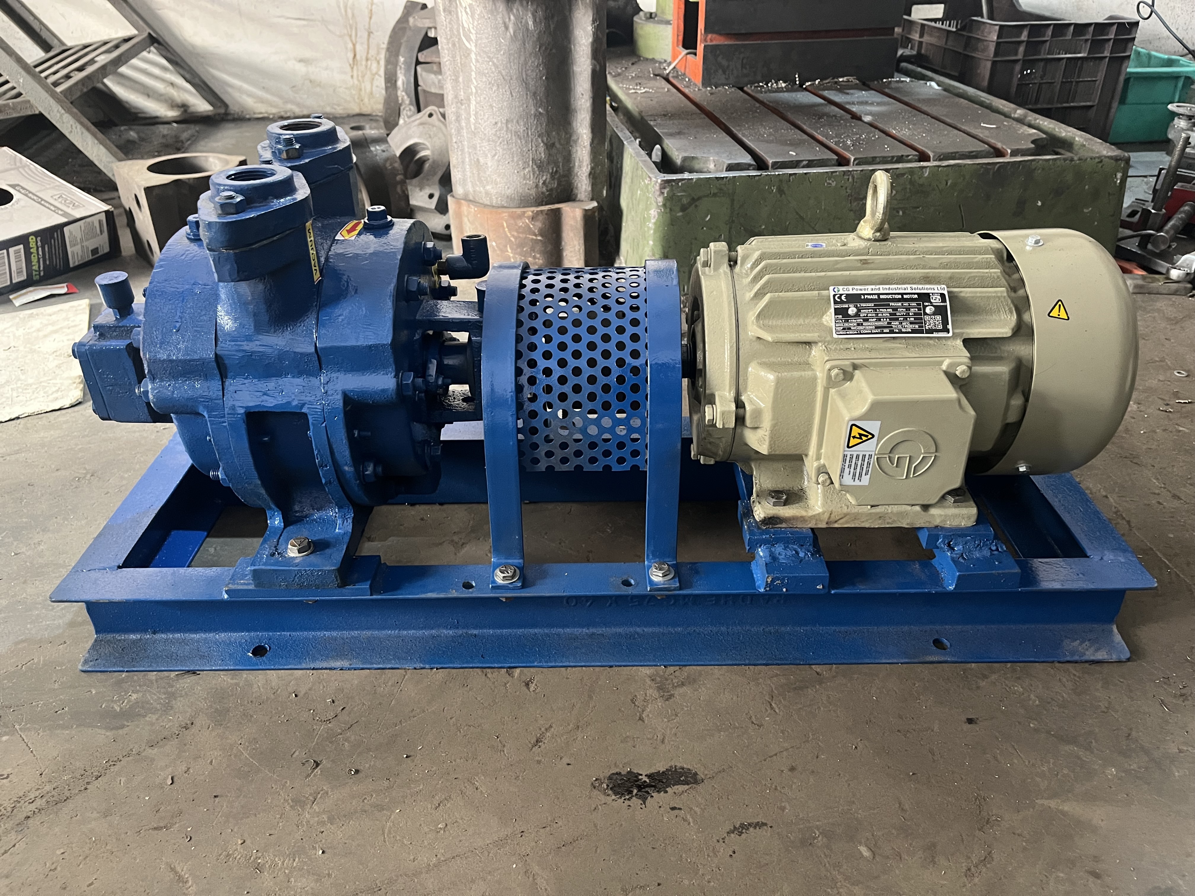 Single Stage Water Ring Vacuum Pump