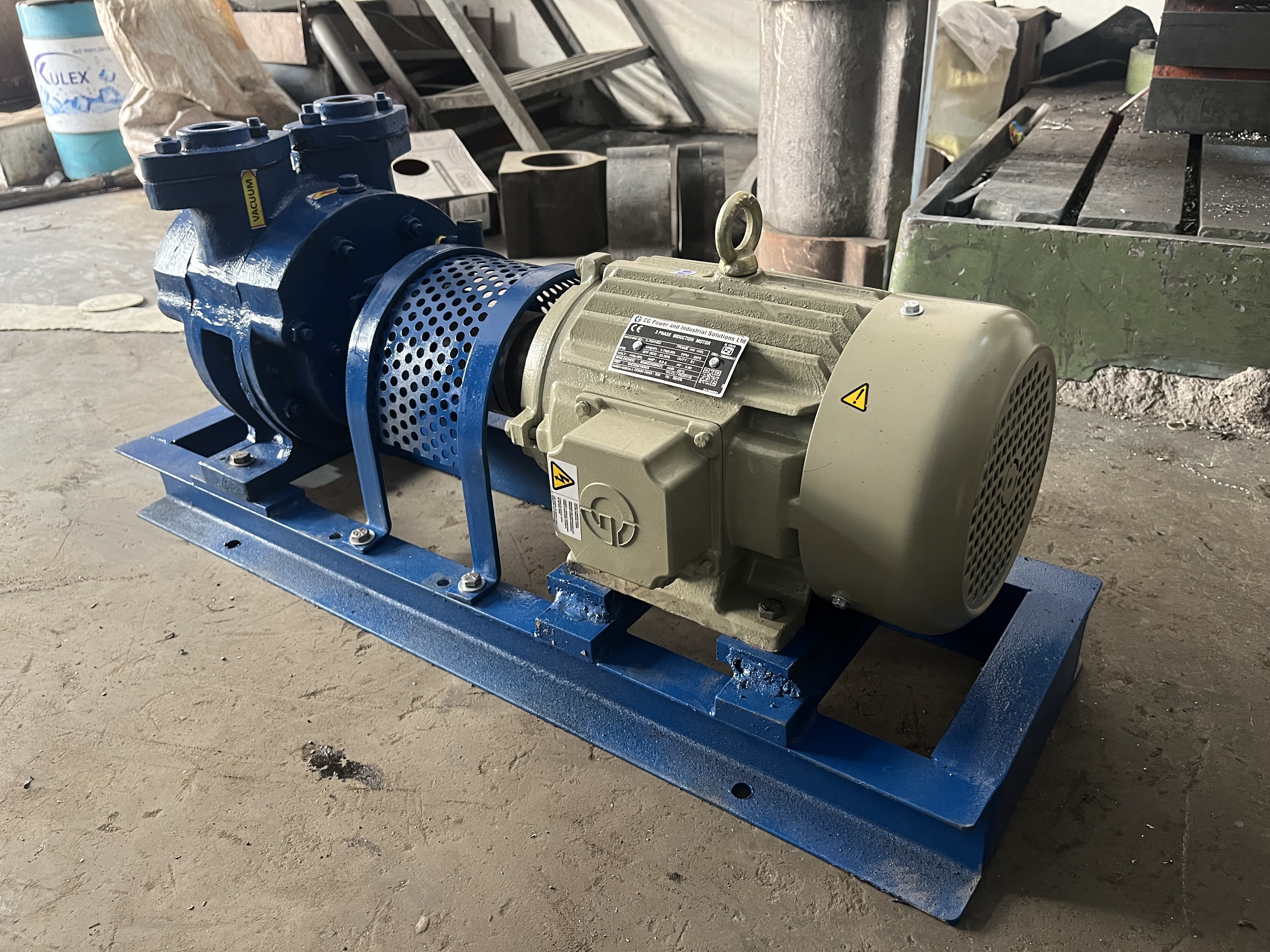 Single Stage Water Ring Vacuum Pump