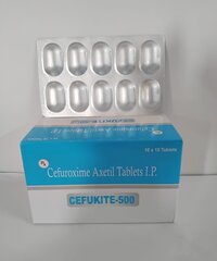 Cefuroxime Axetil Tablets - Specifications: Shelf Life 18 Months, Strength 500 Milligrams | Key Features: Dosage As Directed By Physician, Suitable For Adults, Aged Persons, Women, Quantity 10 Boxes, Storage Instructions Follow