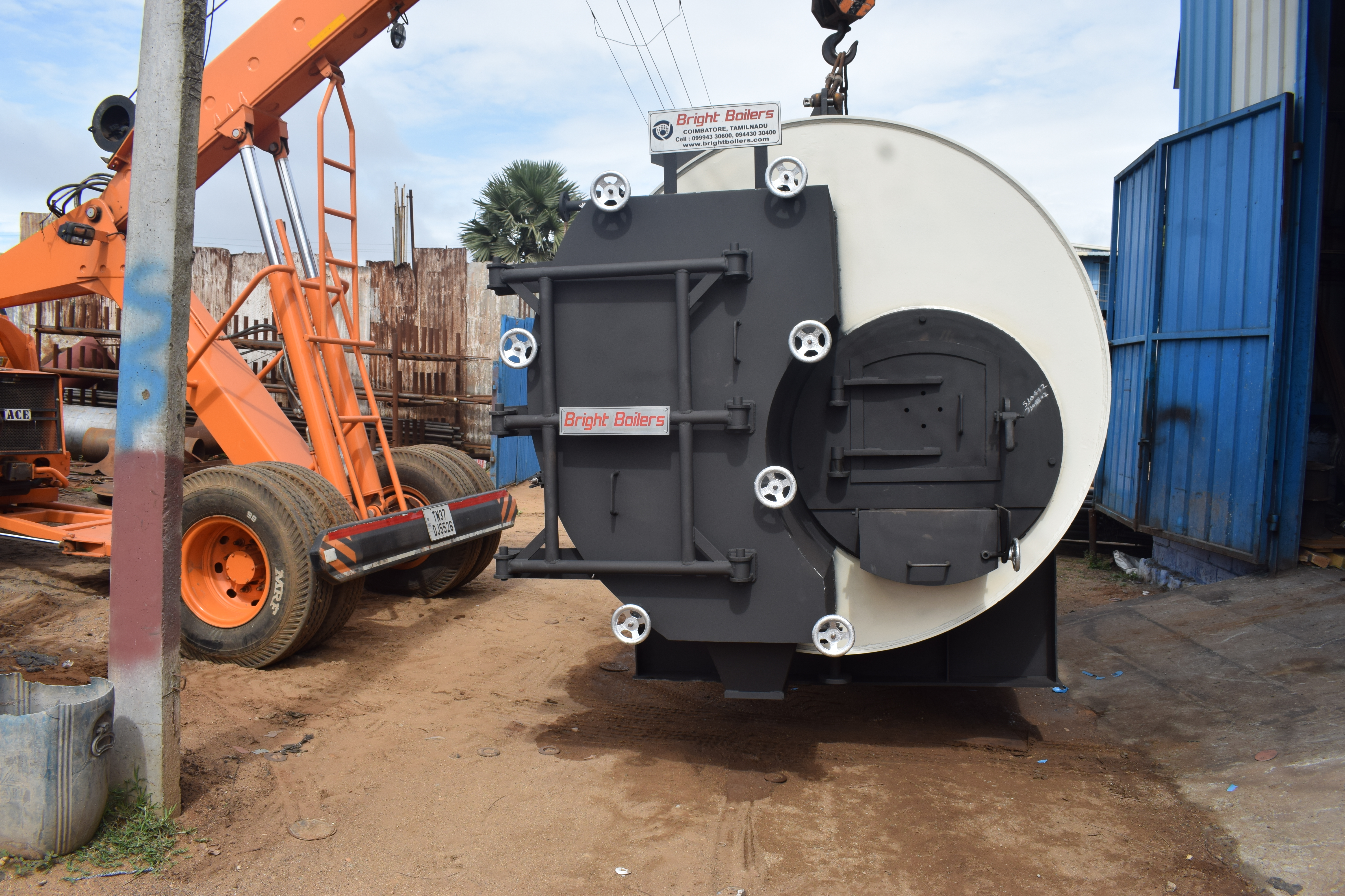 Horizontal Wood Fired Boiler