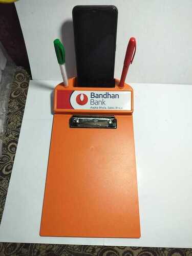 Orange Promotional Clip Board