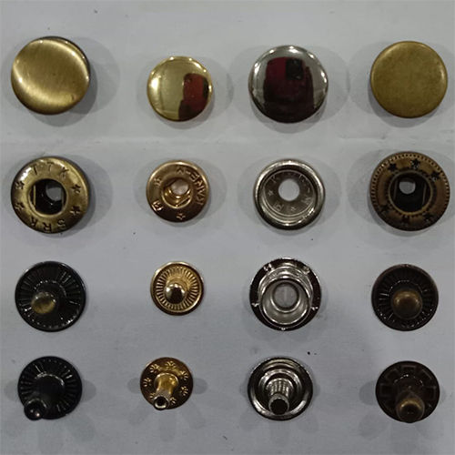 Brass Bag Magnetic Button, Round, Size: 18 Mm at Rs 4/piece in Aligarh
