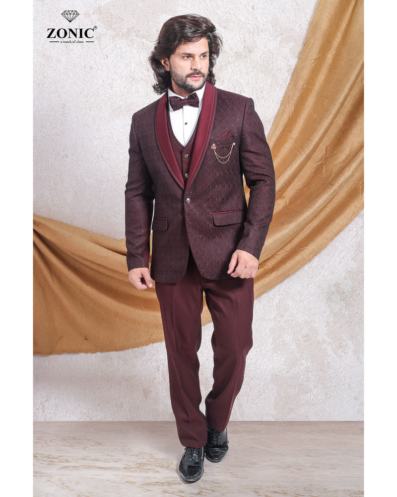 Men''s Suit - Acrylic Fabric, Sizes S to XL, Multi-Color Design | Stylish and Versatile Formal Wear