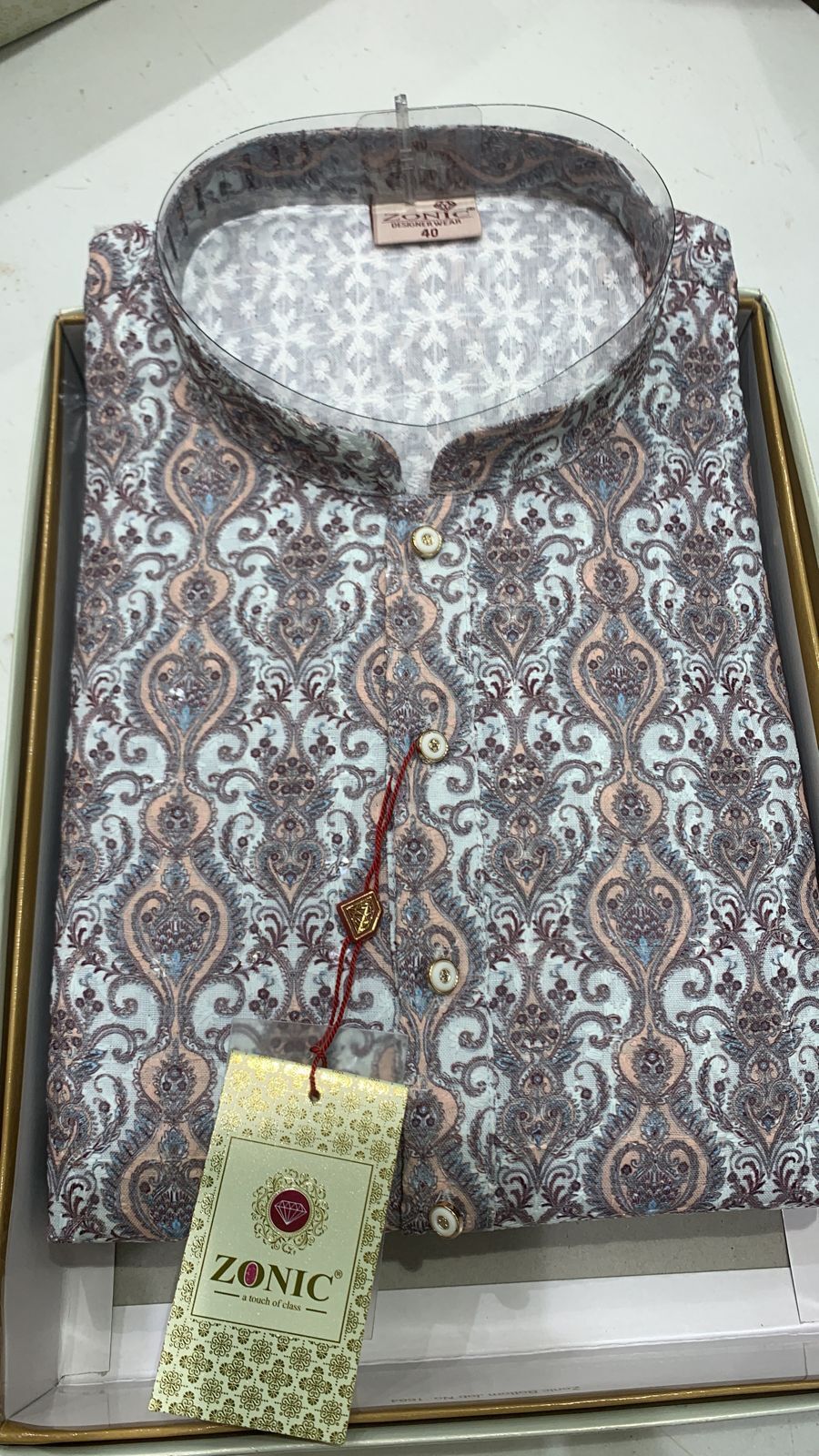 Printed kurta pyajama