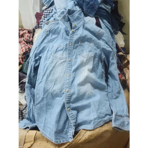 Bale Of Jeans Denim Jacket Used Cloth Korean Second Hand - Color: Blue