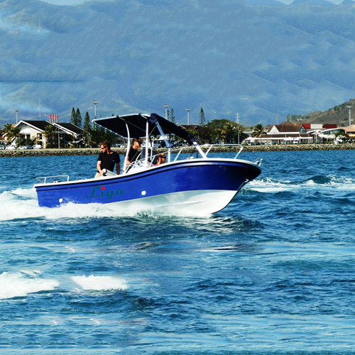 Liya 5.8m panga fiberglass fishing vessels for 8 persons