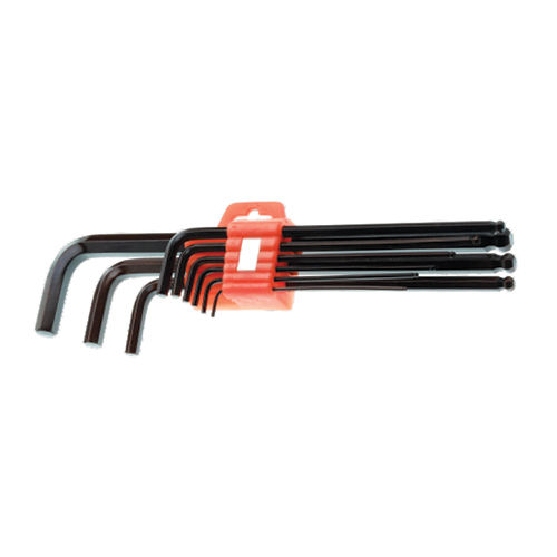 9 Pcs. Extra Long Ball Ended Allen Key set with Plastic Holder