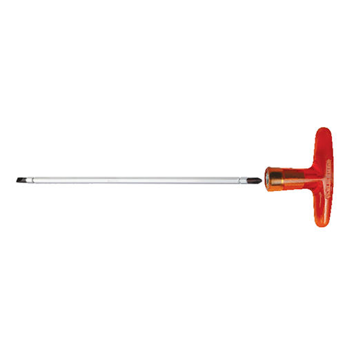 2 in 1 Reversible T-Handle Screw Driver with Hexagon Rod and Extra Hard Tips