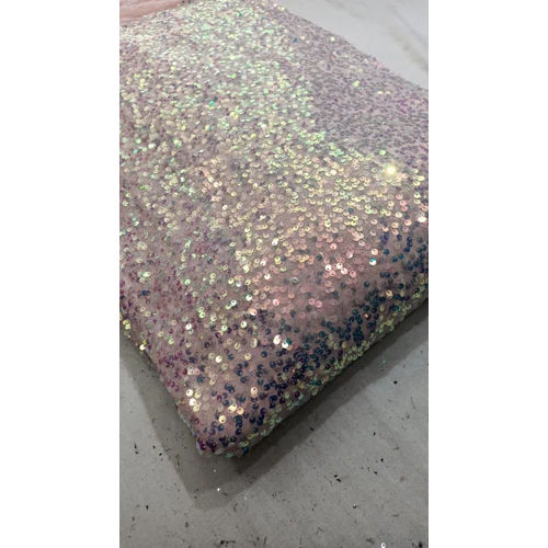 Net Multicolor Sequin Fabric at Best Price in Surat | Virat Export