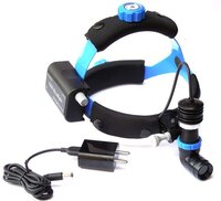 Wireless Led Ent Headlight - Manual Power, Blue Color Code | Premium Quality, Reusable For Ent Patients