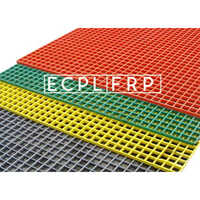 Fiberglass Molded Gratings - Corrosion Resistant Multicolour Rectangular FRP Gratings | Zero Maintenance, High Strength, Durable, Heat Insulating, Ideal for Industrial Applications