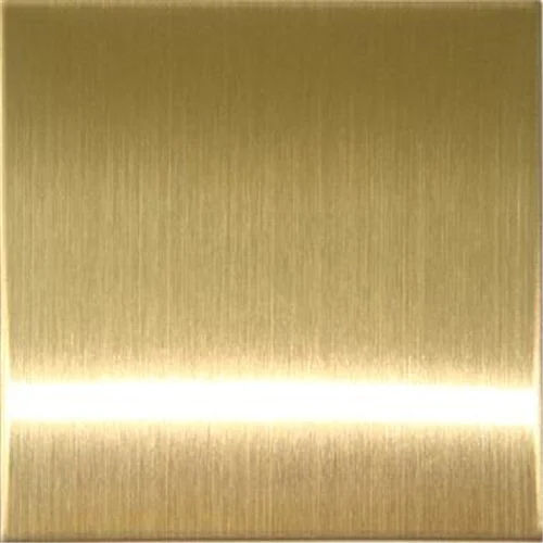 Stainless Steel Sheet 304 1Mm Gold Hairline