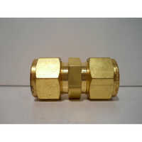 Brass Straight Union - Brass, 1/2 Inch To 3 Inch Sizes, Golden Color | Industrial Use For Versatile Connection Solutions