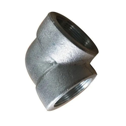 Silver Galvanised Iron Elbow