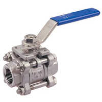 Stainless Steel Ball Valve - Stainless Steel S.s. 304 , Silver Finish For Steel Applications, Ball Shape Design For Enhanced Durability